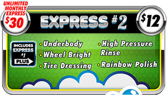 Express#2 Monthly Membership - Soapy Suds Car Wash