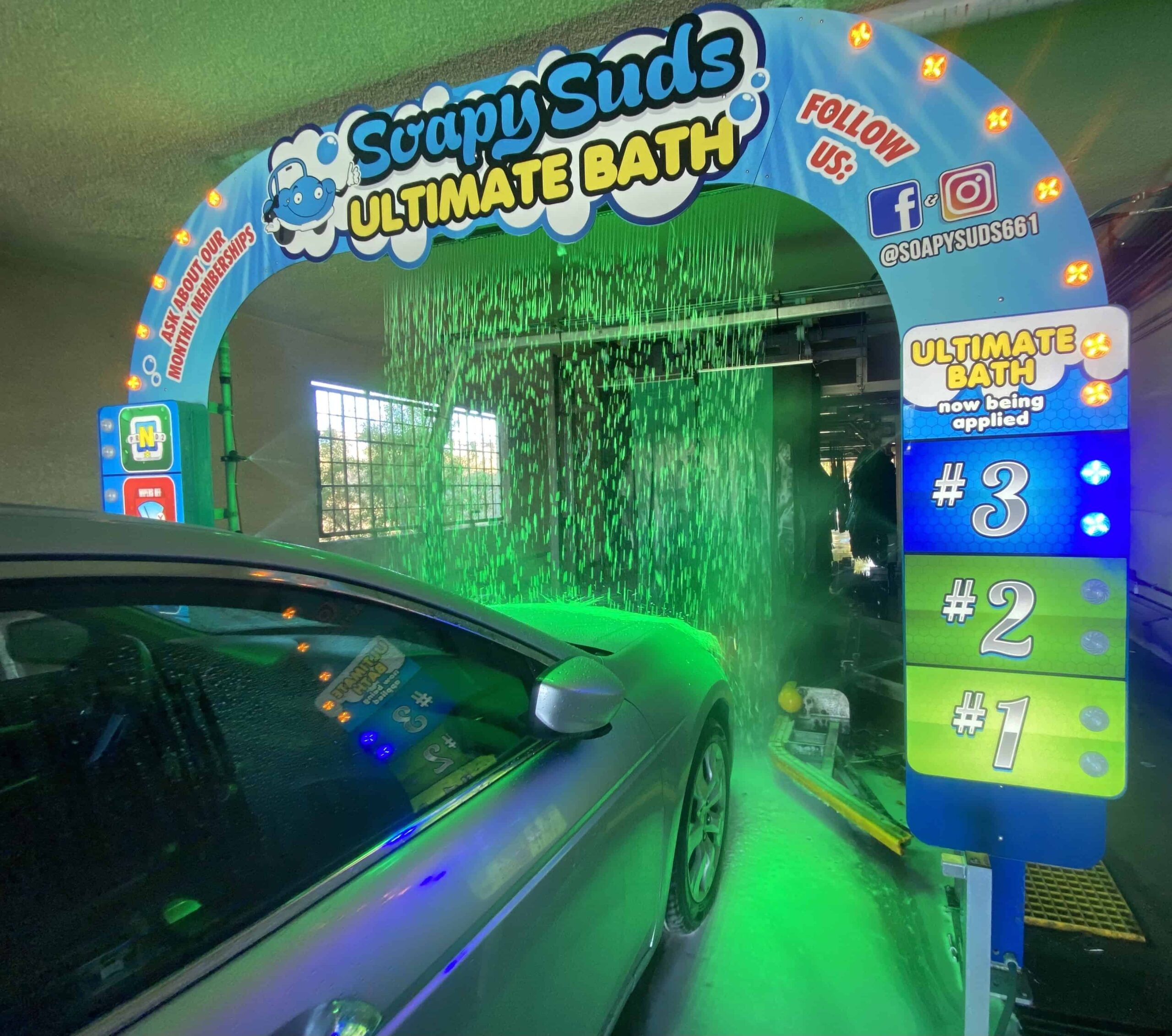 Drive Thru Car Wash Self Service Car Wash Soapy Suds