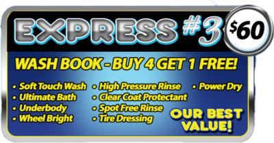 Express#3 Wash Book - Soapy Suds Car Wash